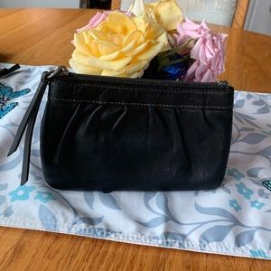 Coach Leather Cosmetic Bag